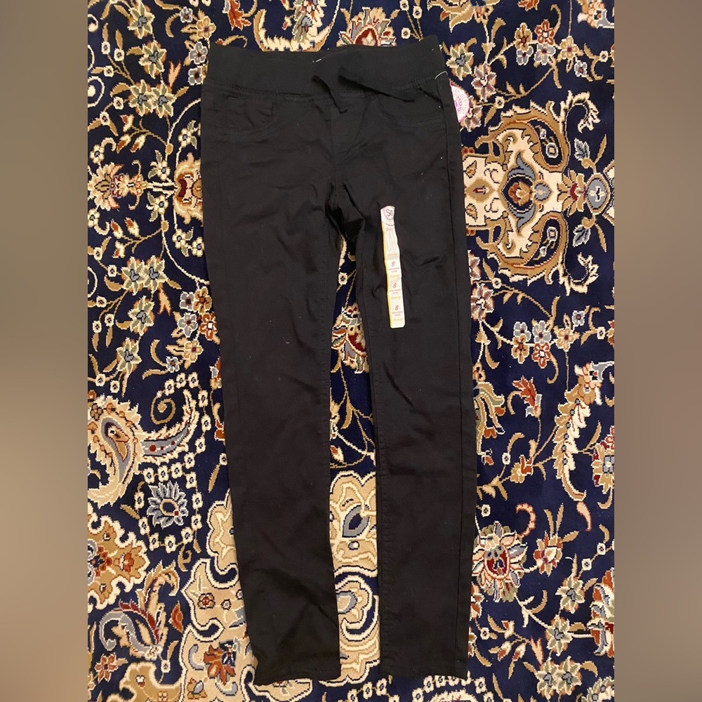 NWT Authentic American heritage black y2k jeggings with strings